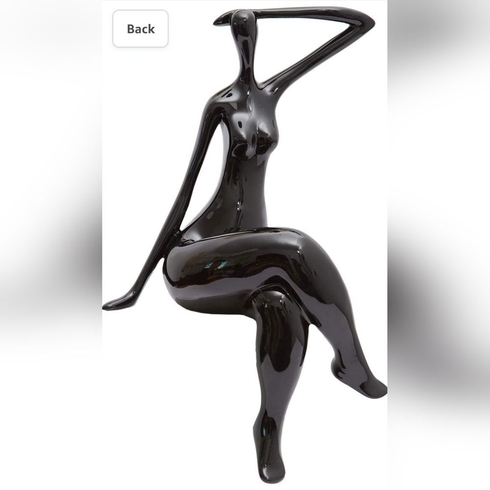 NENBOLEC Sculpture Yoga Figurine Statue Lady Abstract Arts Polyresin Gifts 15.7